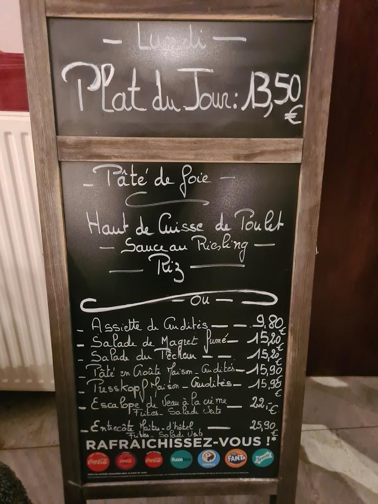 Restaurant Au Bateau à Vapeur - Menu Image 1